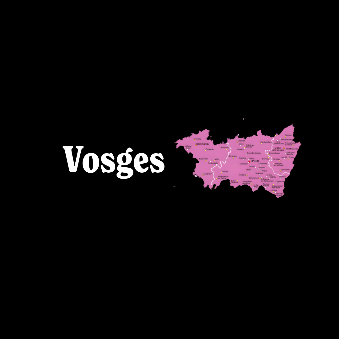 Carte des Vosges